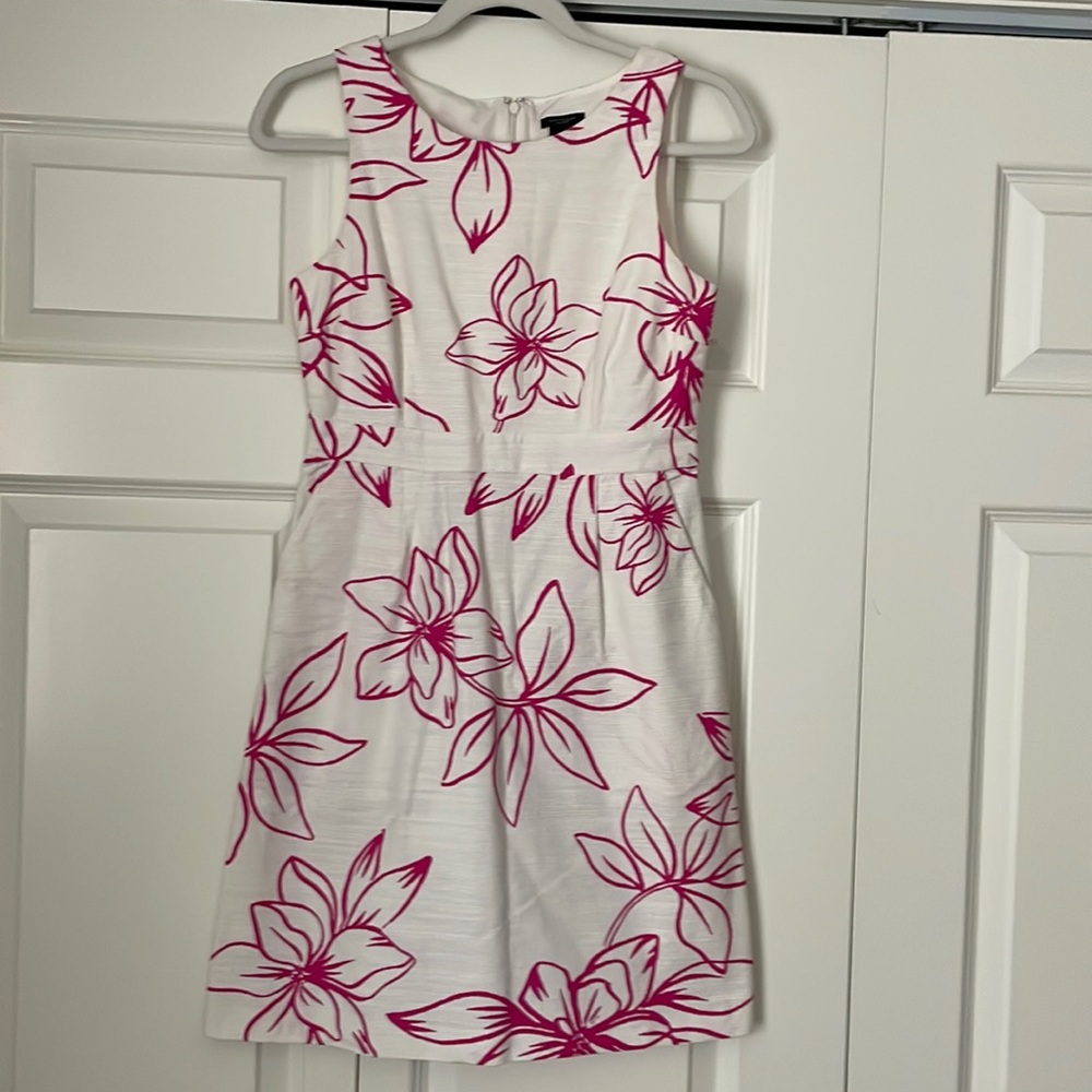 Ann Taylor zip back dress with pockets